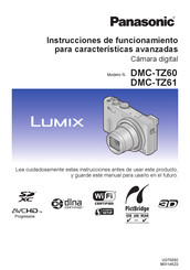 Panasonic Lumix DMC-TZ60 Instrucciones De Funcionamiento Para Características Avanzadas