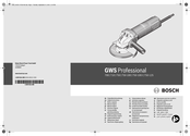 Bosch GWS Professional 750 Manual Original