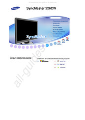 Samsung SyncMaster 226CW Manual De Instrucciones