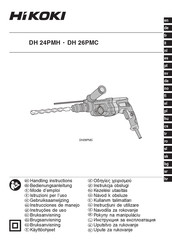 HIKOKI DH 26PMC Instrucciones De Manejo