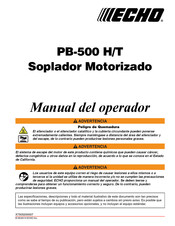 Echo PB-500 T Manual Del Operador