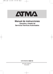 ATMA VA8110 Manual De Instrucciones