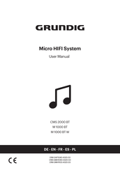 Grundig CMS 2000 BT Manual Del Usuario