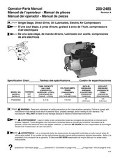 Powermate PS0200404 Manual Del Operador - Manual De Piezas