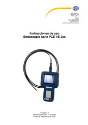 PCE Instruments PCE-VE 355N Instrucciones De Uso