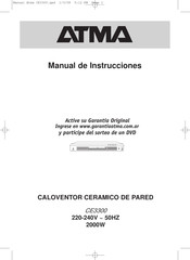 ATMA CE3300 Manual De Instrucciones