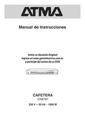 ATMA CA8181 Manual De Instrucciones