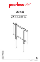 peerless-AV ESF686 Manual Del Usuario