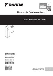 Daikin Altherma 3 H MT F+W ETVH12SU18EA6V Manual De Funcionamiento