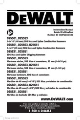 DeWalt D25601K Manual De Instrucciones