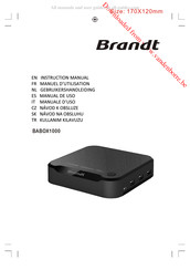 Brandt BABOX1000 Manual De Uso