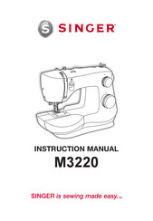 Singer M3220 Manual De Instrucciones