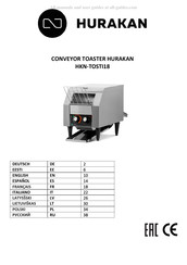 HURAKAN HKN-TOSTI18 Manual