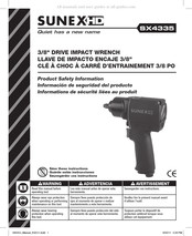 Sunex Tools SX4335 Manual