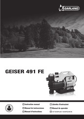 Garland GEISER 491 FE Manual De Instrucciones