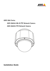 Axis Communications Q6054 Guia De Instalacion