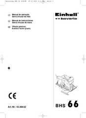 EINHELL Bavaria BHS 66 Manual De Instrucciones