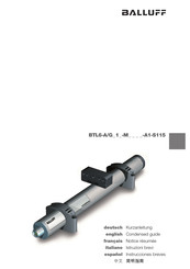 Balluff BTL6-G 1 -m -a1-s115 Serie Instrucciones De Empleo