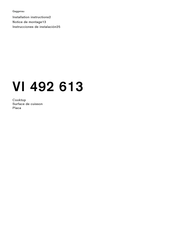 Gaggenau VI 492 613 Instrucciones De Instalación