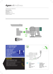 Dyson v6 mattress Manual De Instrucciones