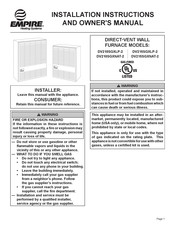 Empire Heating Systems DV215SGXNAT-2 Instrucciones De Instalación Y Manual Del Propietario