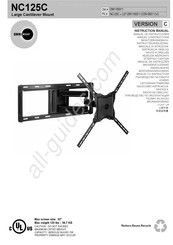 Omnimount NC125C Manual De Instrucciones