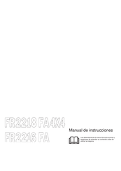 Jonsered FR2218 FA 4X4 Manual De Instrucciones
