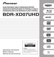 Pioneer BDR-XD07UHD Manual De Instrucciones