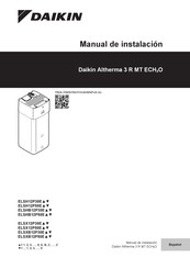 Daikin Altherma 3 R MT ECH2O ELSX12P50E Serie Manual De Instalación