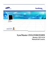 Samsung SyncMaster 151S Manual Del Usuario