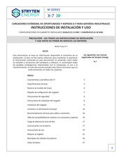 Stryten Energy X-7 M Serie Instrucciones De Instalacion Y Uso