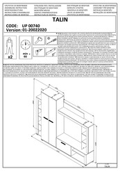 Forma Ideale TALIN UP 00740 Instrucciones De Montaje