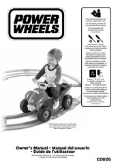 Power Wheels CDD26 Manual Del Usuario