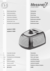 Messner system-X 3000 Instrucciones De Servicio