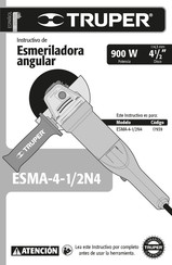 Truper ESMA-4-1/2N4 Instructivo