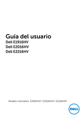 Dell E2016HVf Guia Del Usuario