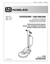 Nobles SPEEDSHINE 2000 Manual Del Operador Y Repuestos