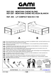 Gami MONTANA HELVEZIA BLANCHI G87 Instrucciones De Montaje