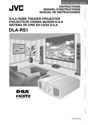 JVC DLA-RS1 Manual De Instrucciones