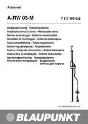 Blaupunkt A-RW 03-M Instrucciones De Instalación