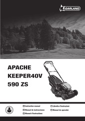 Garland APACHE KEEPER40V 590 ZS Manual De Instrucciones