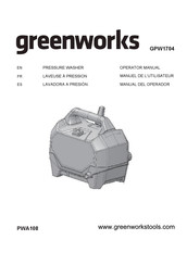 GreenWorks GPW1704 Manual Del Operador