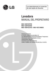 LG WD-103917TD Manual Del Propietário