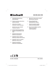 EINHELL GC-KS 2540 CB Manual De Instrucciones