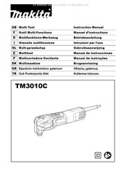 Makita TM3010CX6 Manual De Instrucciones