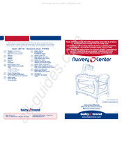 Baby Trend Nursery Center PY81833 Manual De Instrucciones