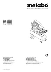 Metabo 01536000 Manual Original