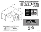 Inval ET 6015 Manual De Ensamble Y Garantia