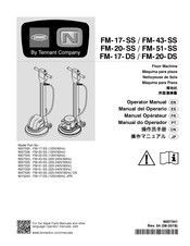 Tennant FM-43-SS Manual Del Operario