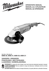 Milwaukee 6089-31 Manual Del Operador